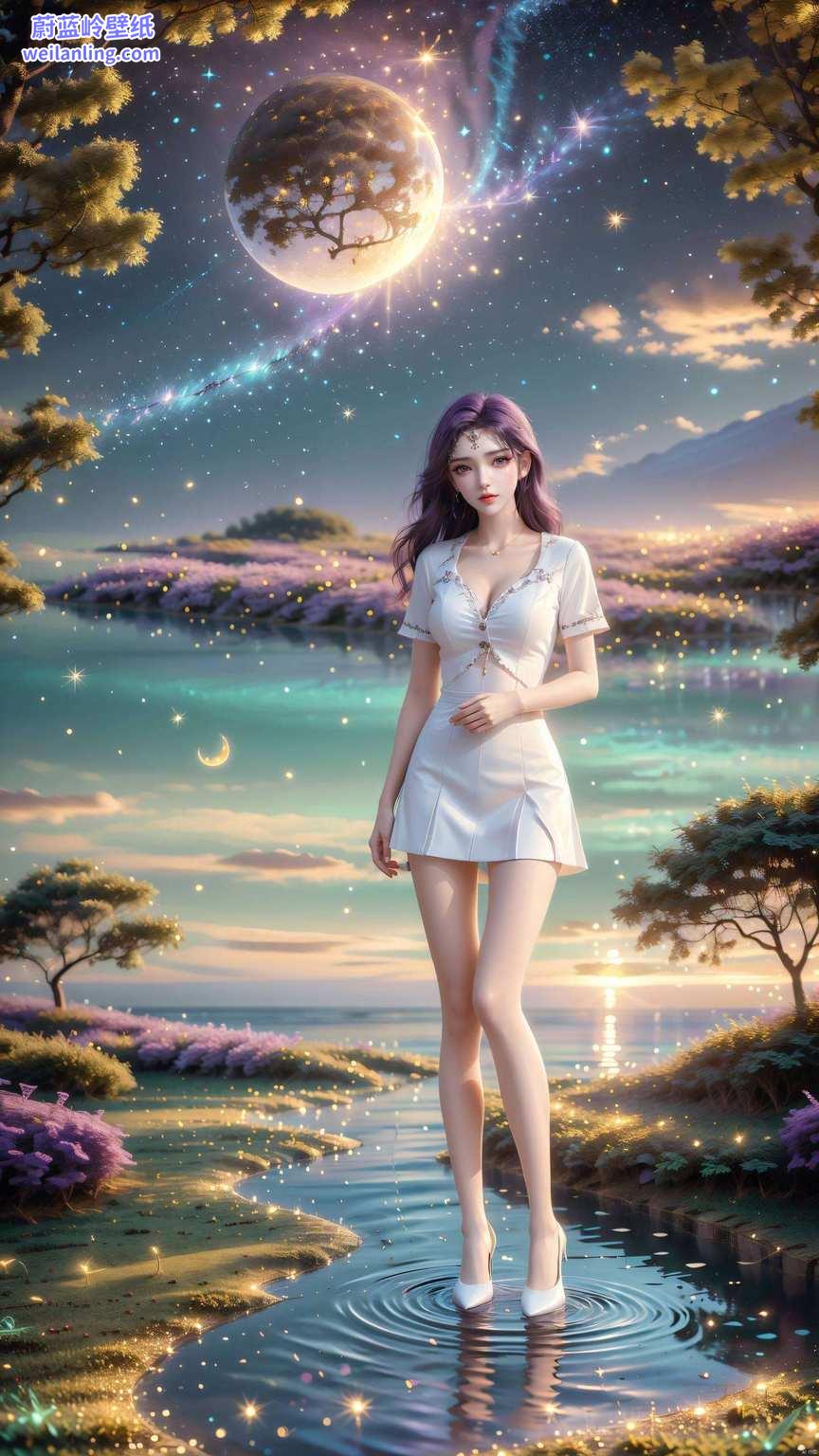 她那玄幻般的气质这可是护眼又养眼的壁纸哦