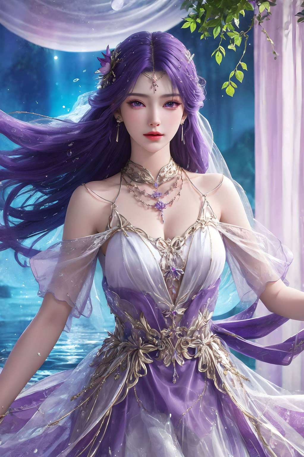 她是国漫中的璀璨明珠每一帧都是精致绝美的壁纸画卷