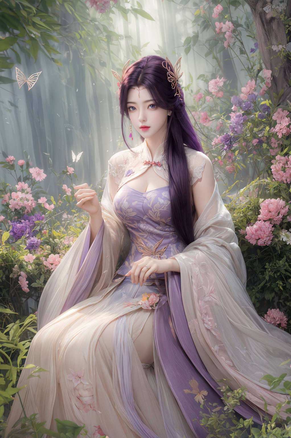 每一帧都是动漫美女的极致展现她们或灵动如仙子
