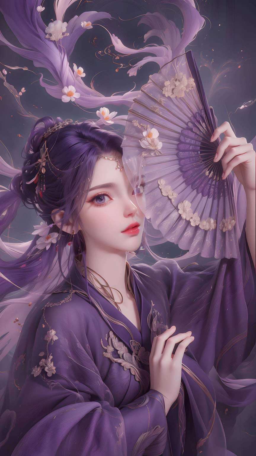 让你的手机瞬间变身艺术画廊！她是国漫女神中的璀璨明珠
