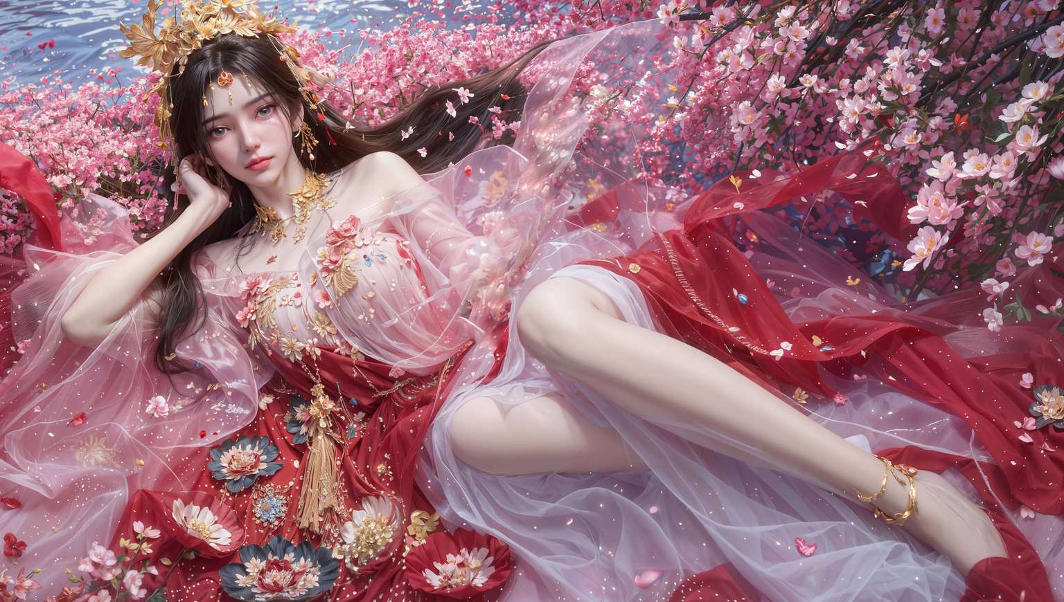 在国漫的绚丽世界里这位国漫美女