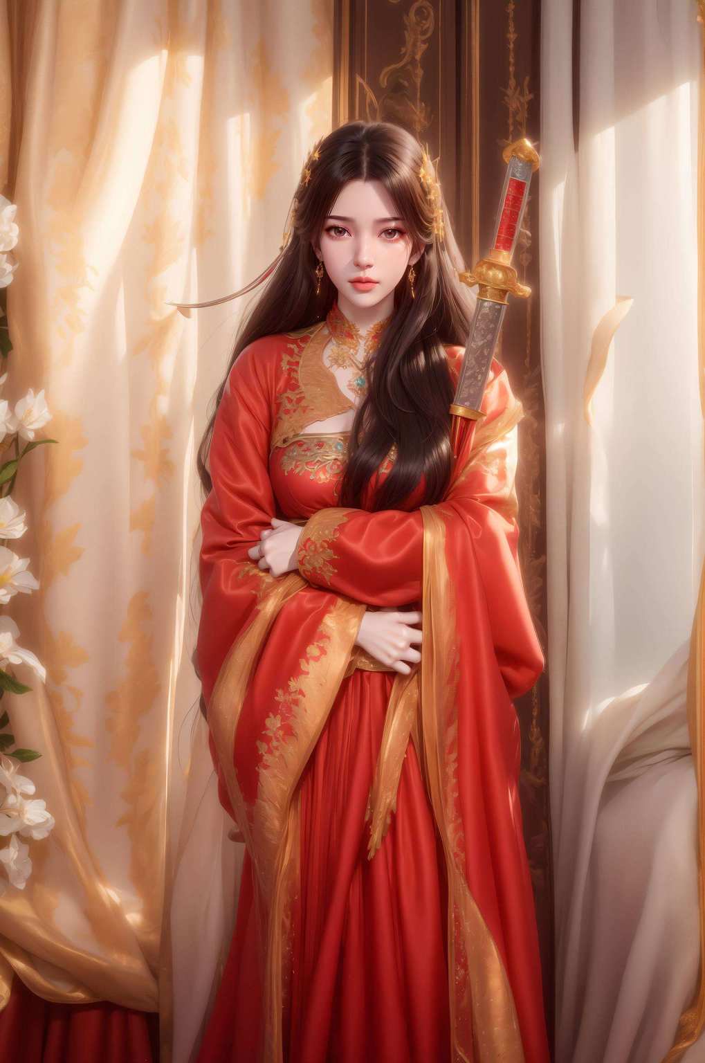 嘿嘿正是我们人见人爱、花见花开的李慕婉大美女！别看她平日里仙气飘飘