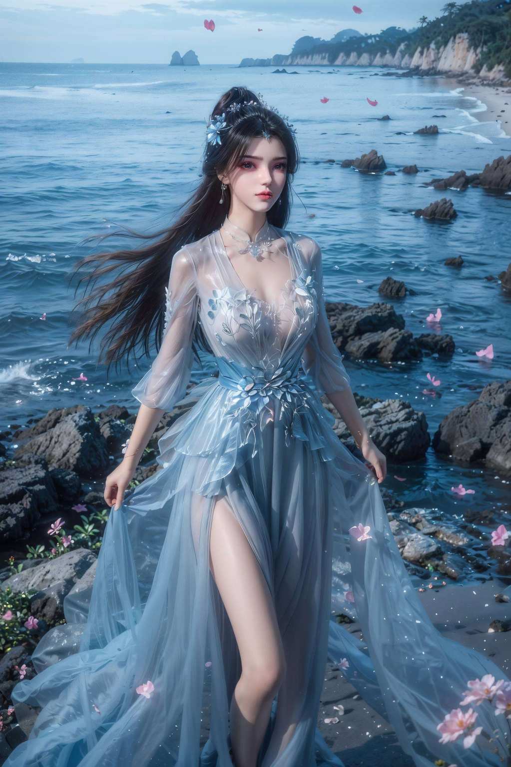唯美横屏动漫美女竞艳