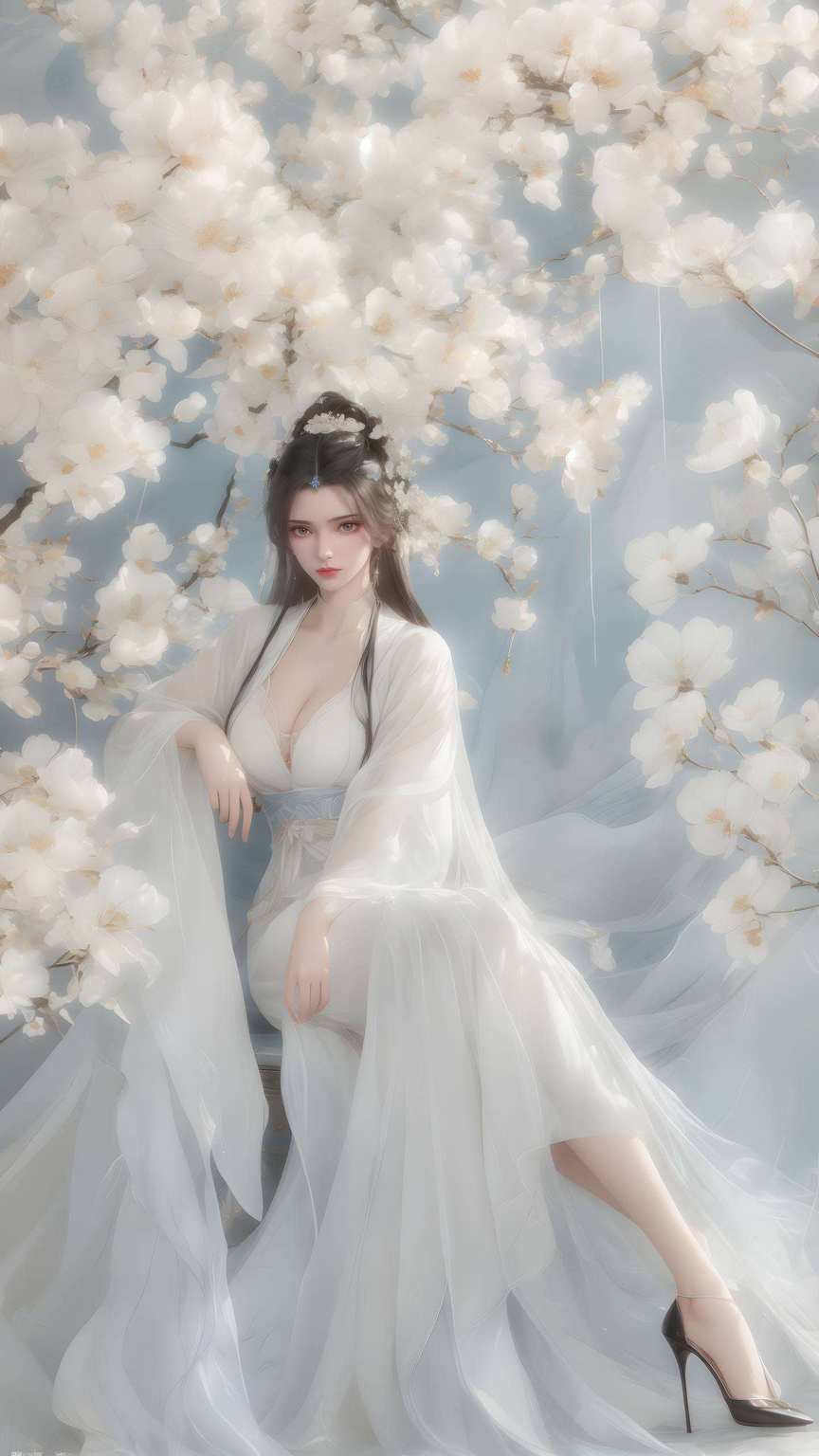一眼就能让人穿越到那个梦幻的国漫世界仙逆中的她美得让人移不开眼