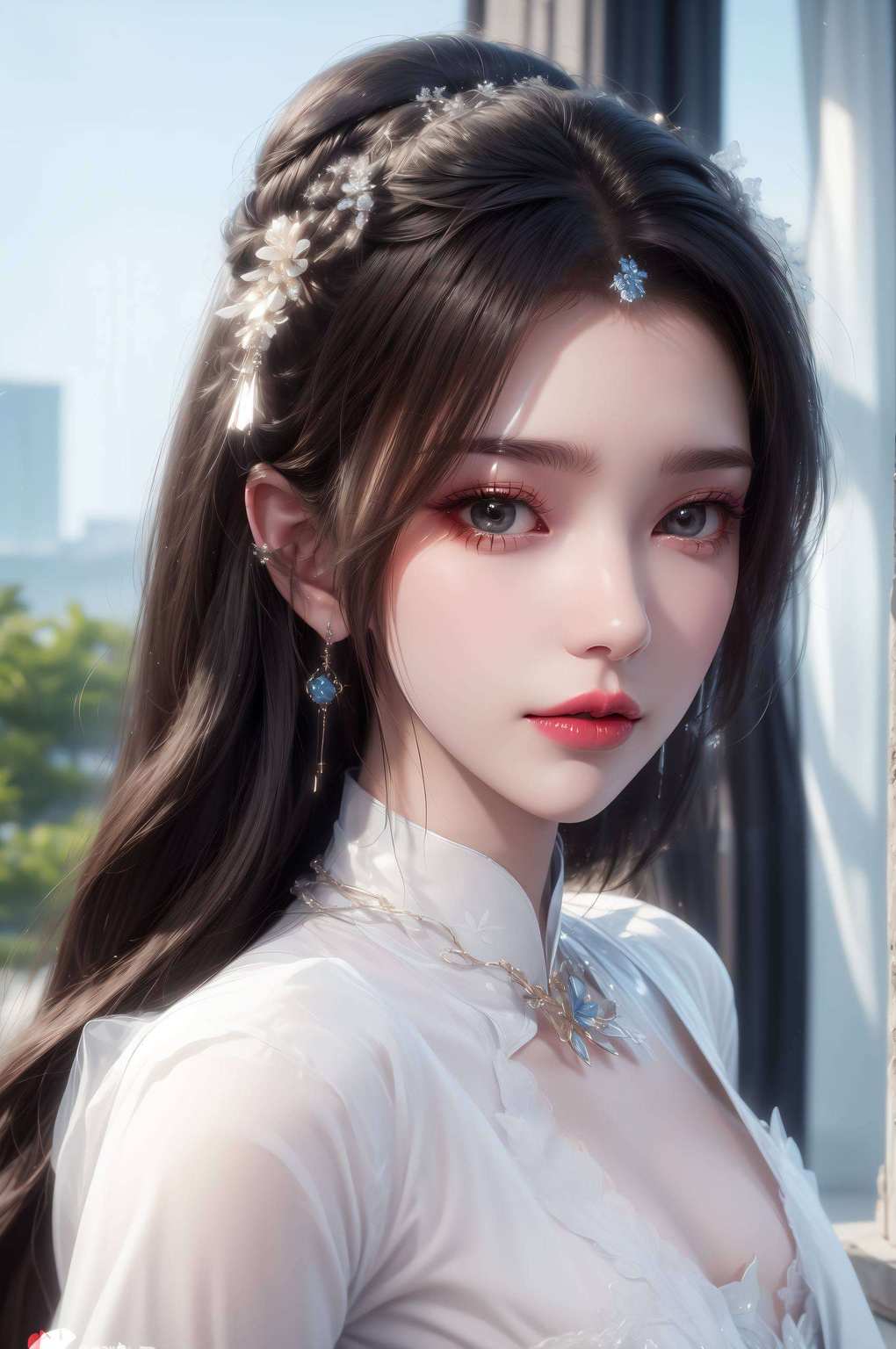 穿梭在各个国漫世界背着李慕婉壁纸4k超清全面屏