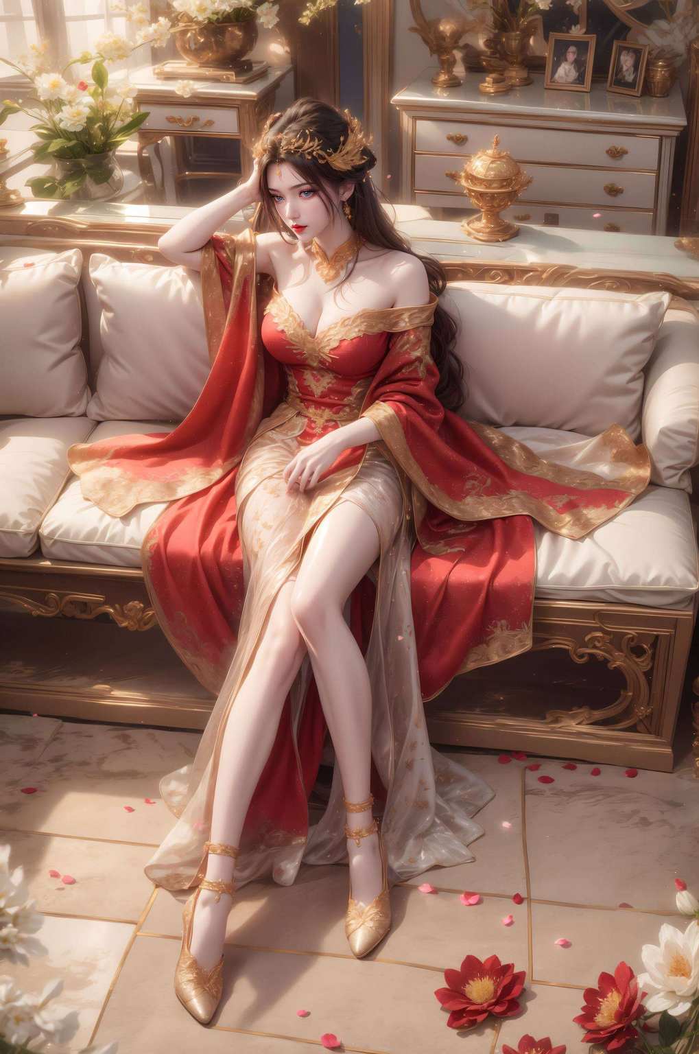 咱们有李慕婉a的绘画壁纸原创仙逆里的高颜值女神