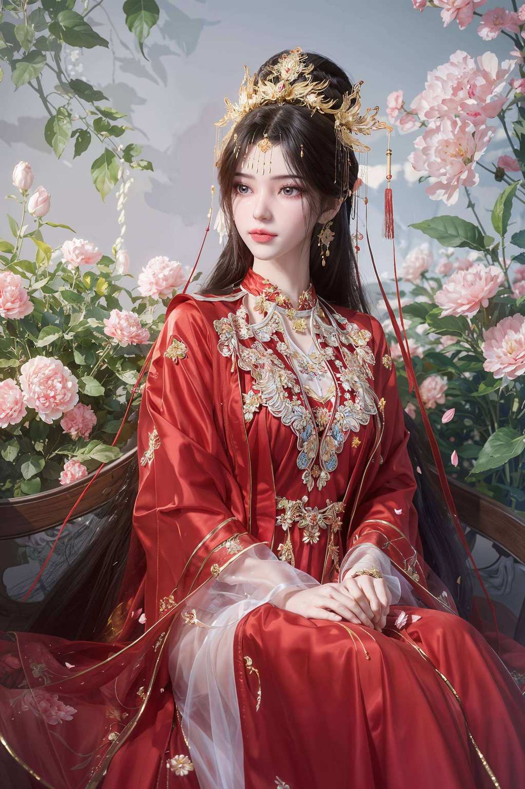 她那绝世容颜犹如动漫美女中的璀璨明珠