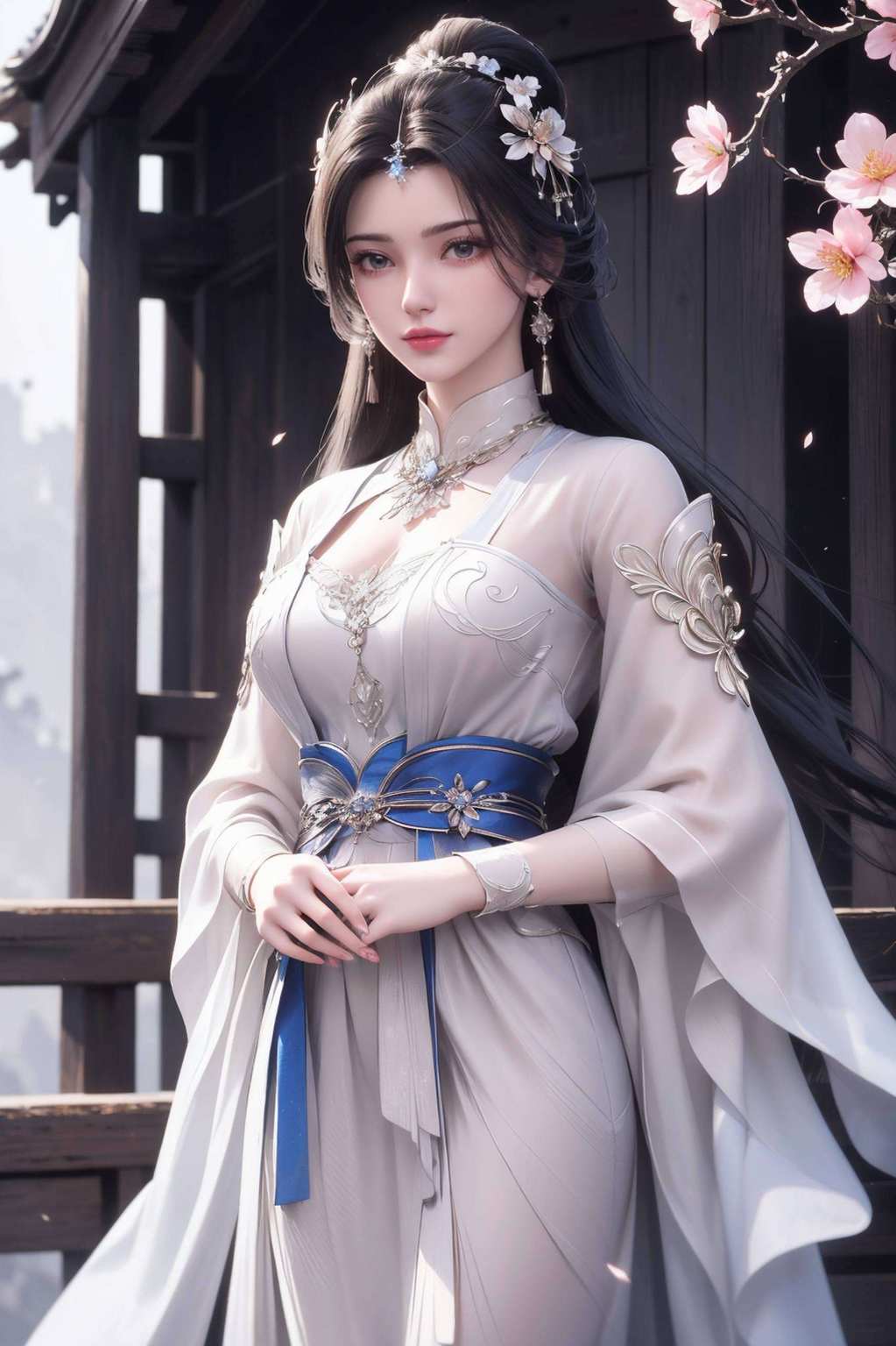 宛如壁画中走出的国漫女神邂逅李慕婉新建模壁纸