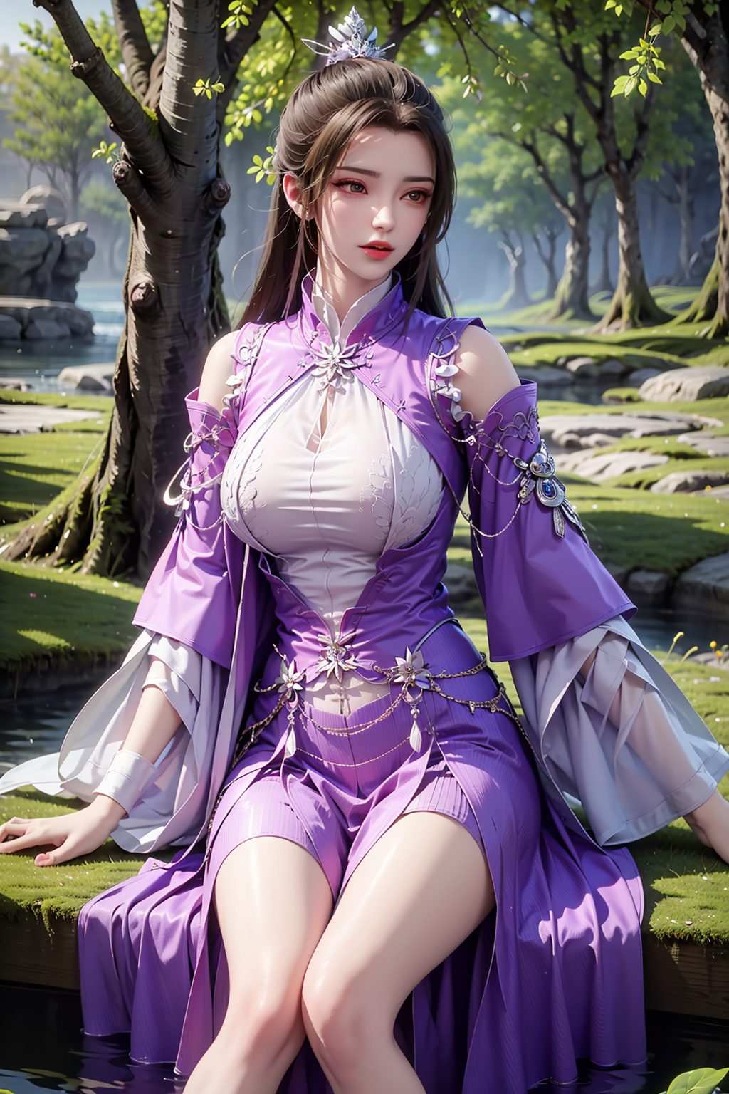 美眸含笑今儿给大家带来一款超级养眼的壁纸大餐！这可是融合了国漫经典仙逆中的柳眉篇