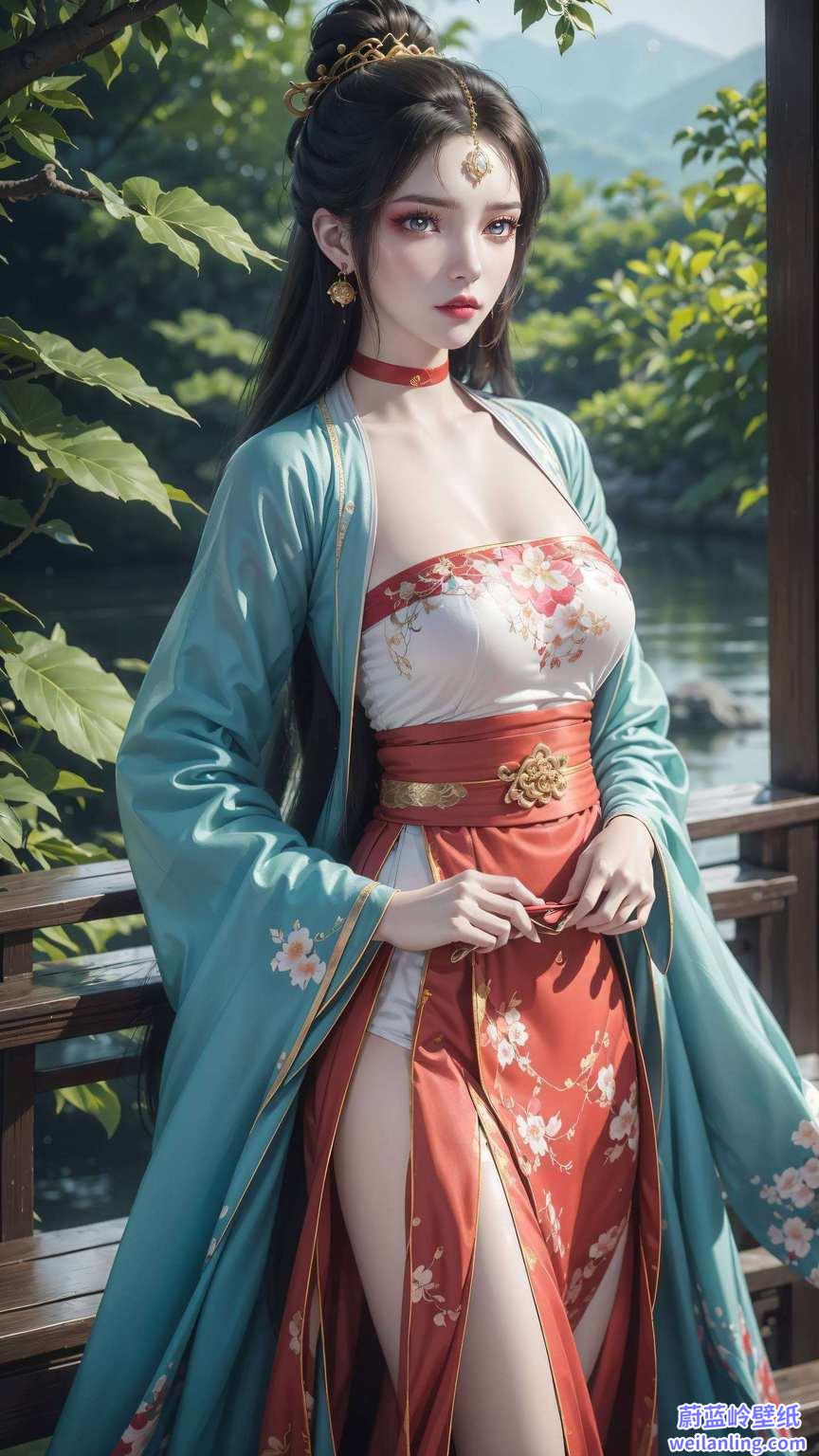 这款AI生成素材壁纸可真是个护眼小能手还有国漫壁纸的独特韵味