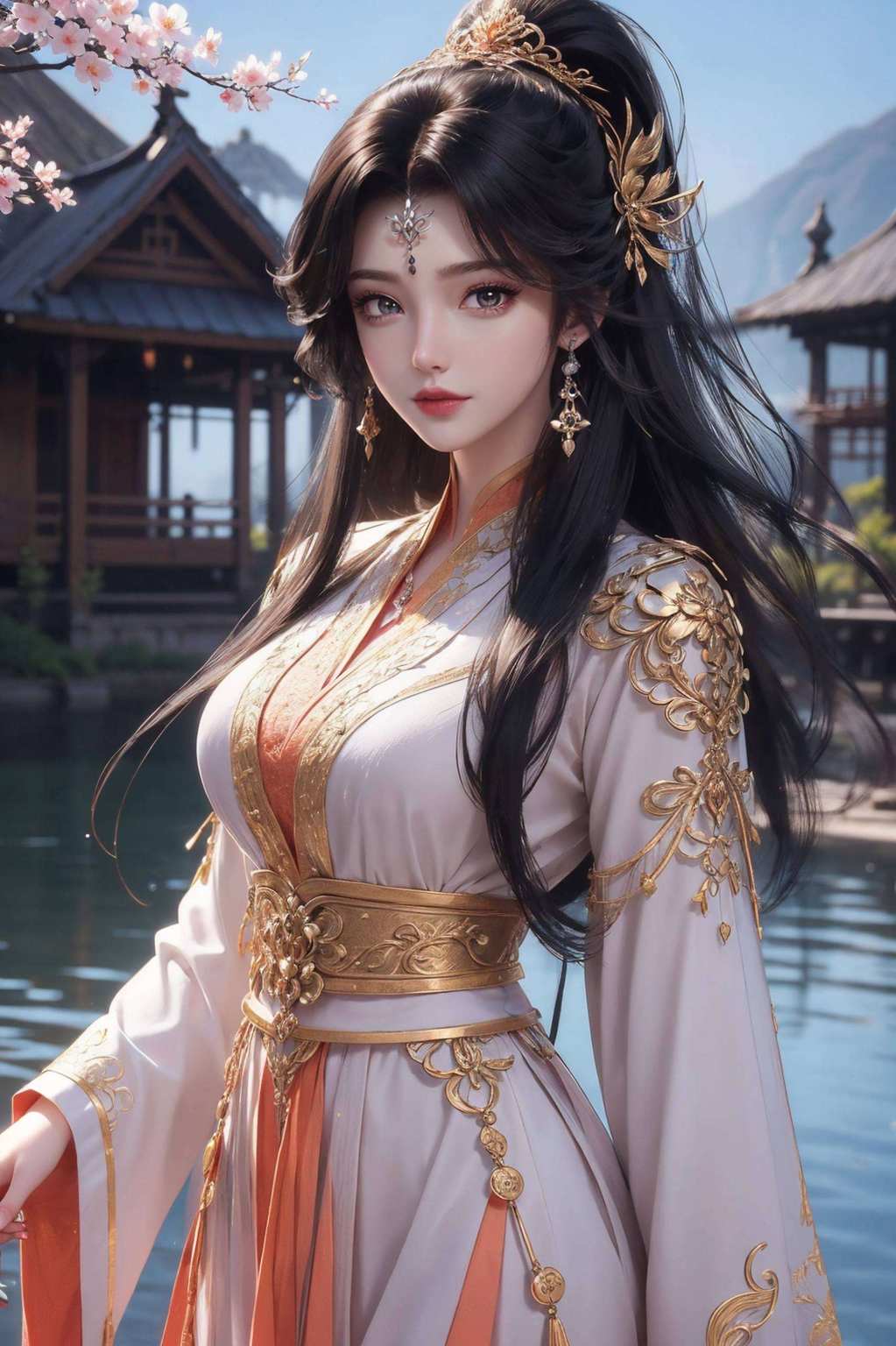 想要橫屏AI素材？哈哈让你的手机也能仙气逼人！国漫女神之美