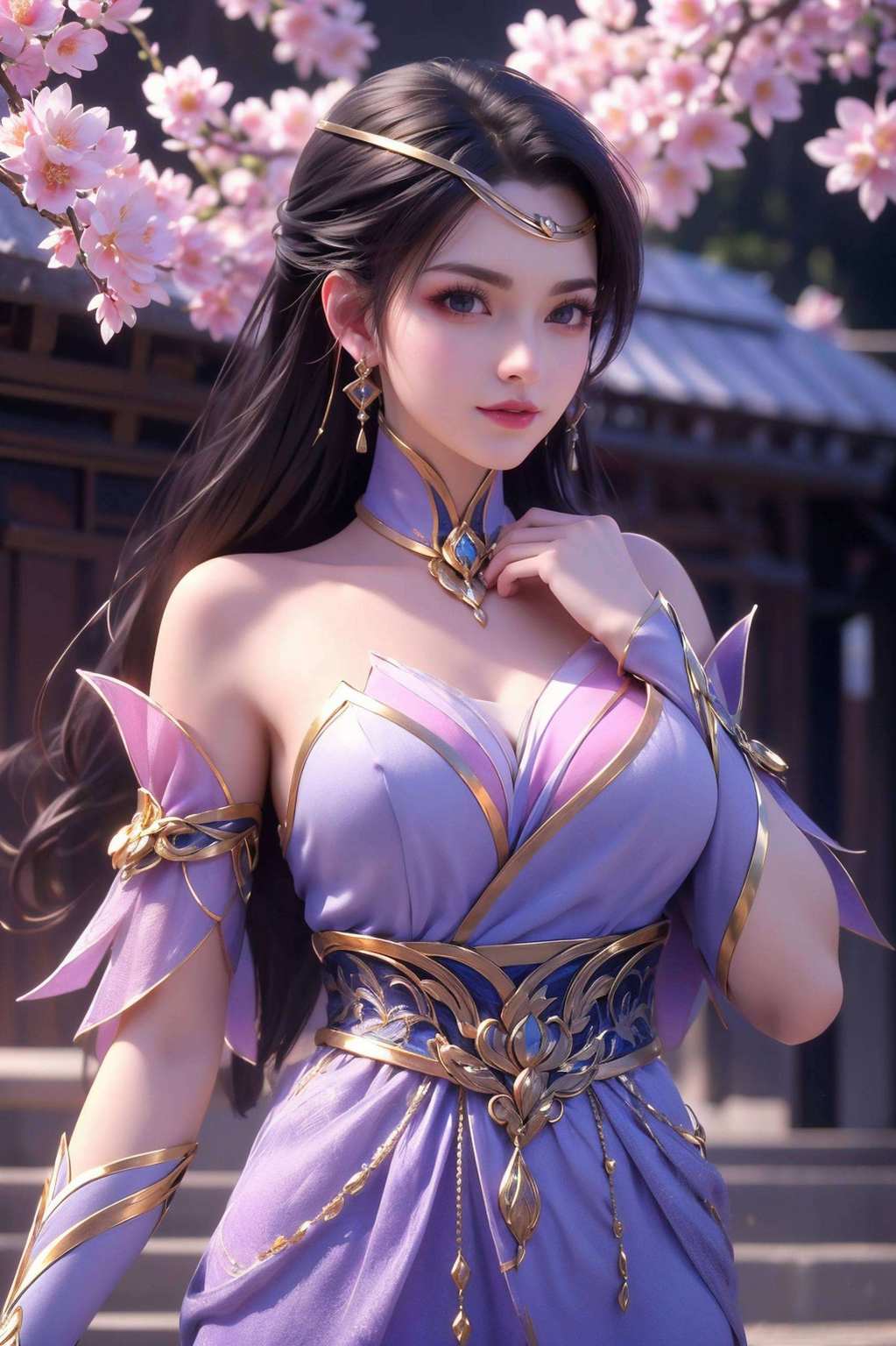 玉貌倩兮宛如仙子舞于指尖