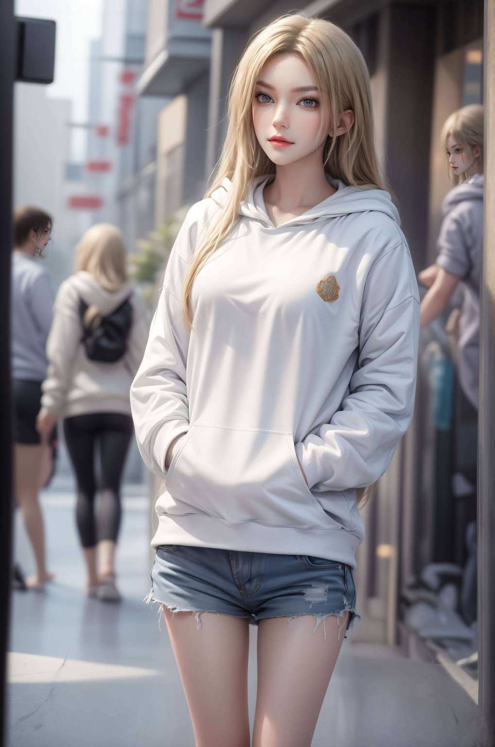 她那玄幻气息十足的英姿嘿