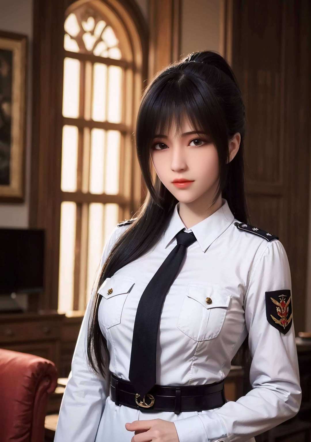 不论是国漫美女的灵动而雄兵连的壁纸