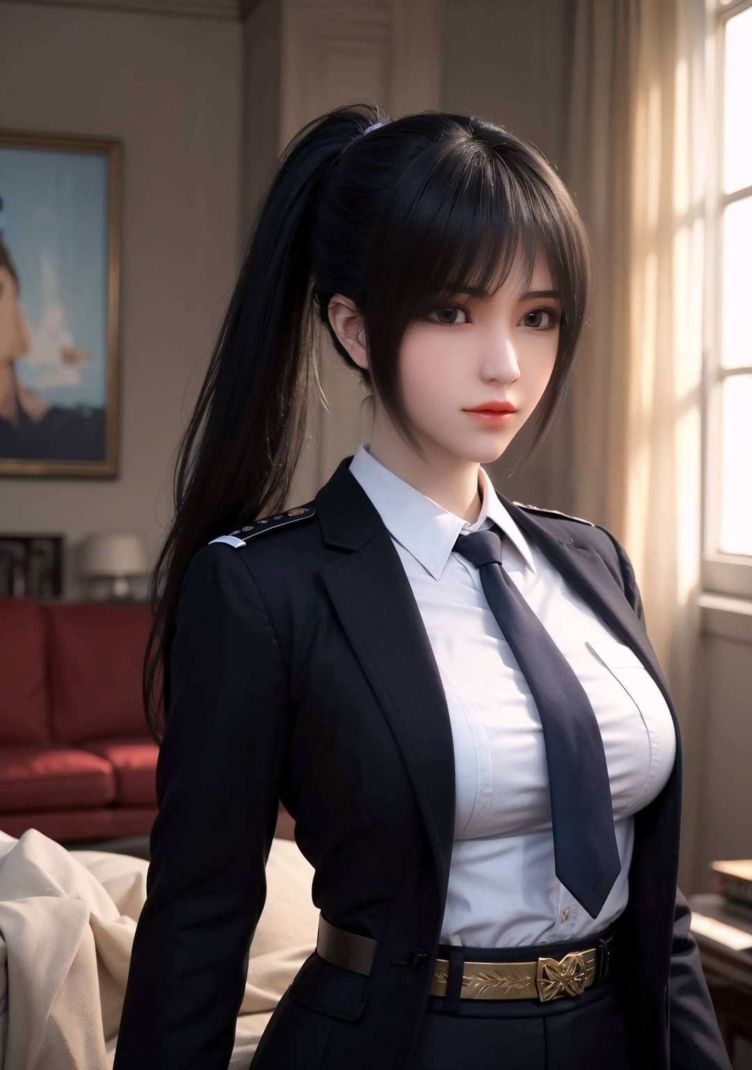 壁上画身姿曼妙