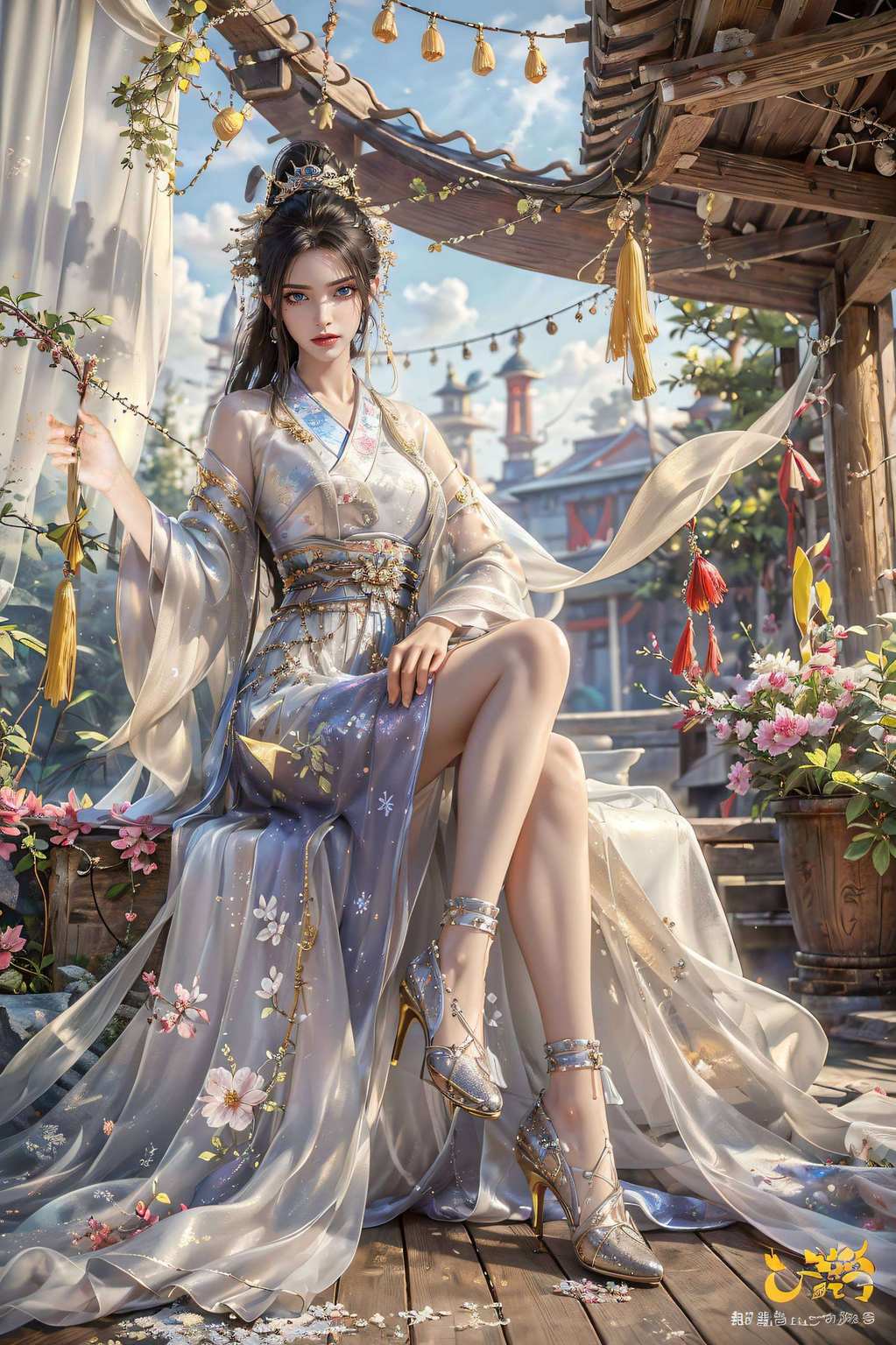 今天给大家带来一组神秘兮兮的唯美壁纸大放送！这位永生的方清雪还有更多国漫女神和动漫美女等你来翻牌哦！小心