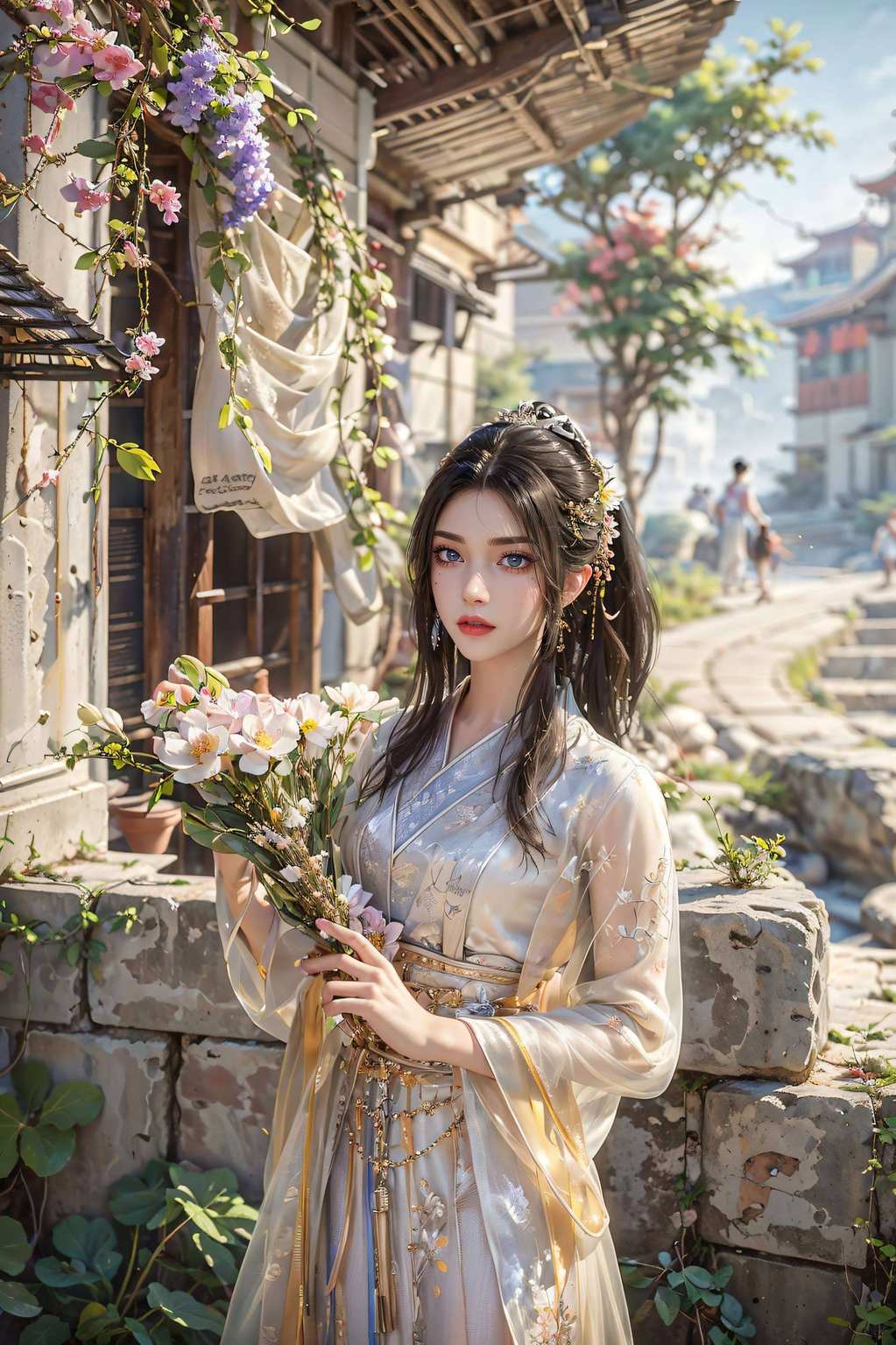 让你的手机瞬间变身国漫女神的专属展示台！

还有她是那个在永生世界里笑傲江湖的女神