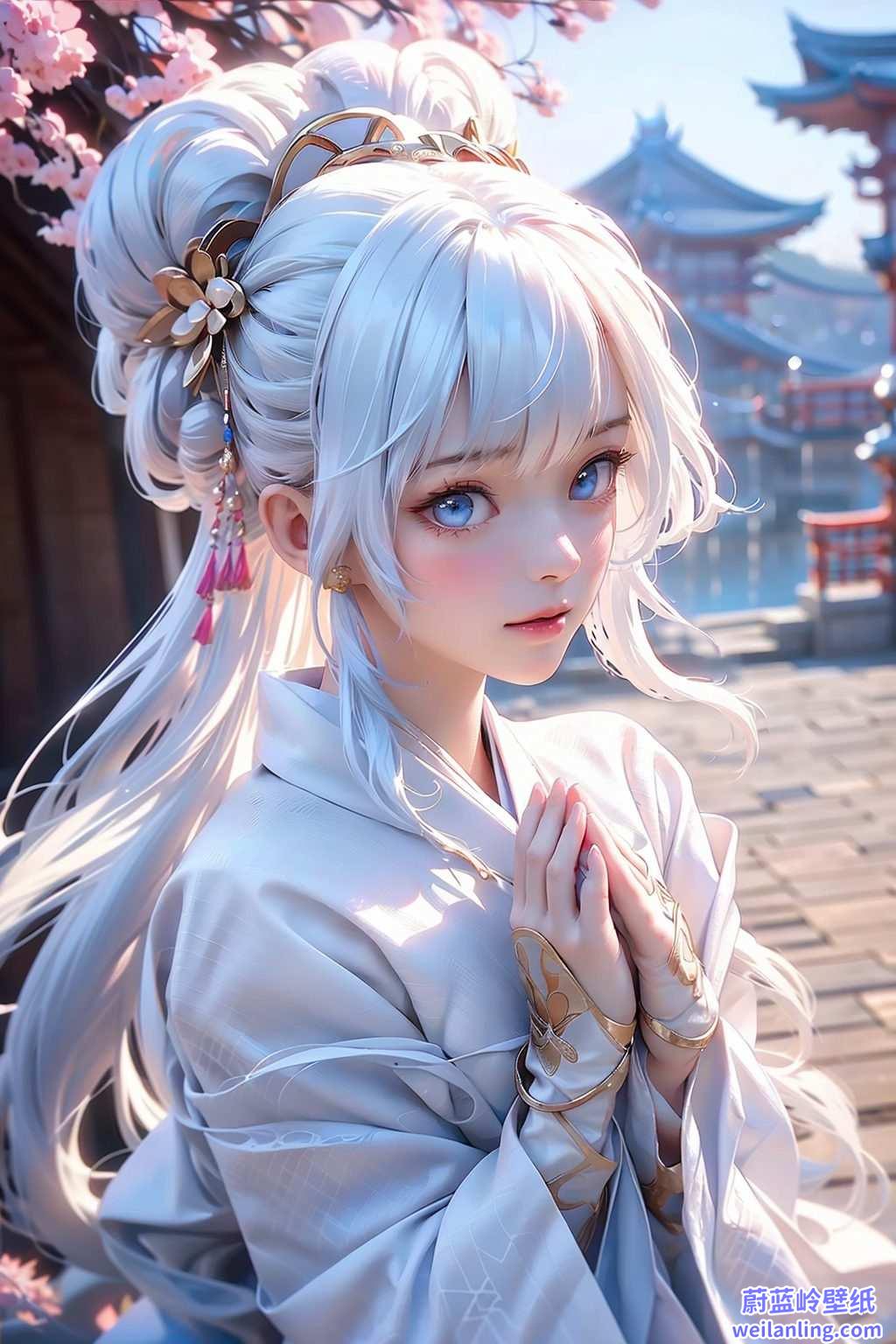 以她独特的玄幻气质这位国漫女神
