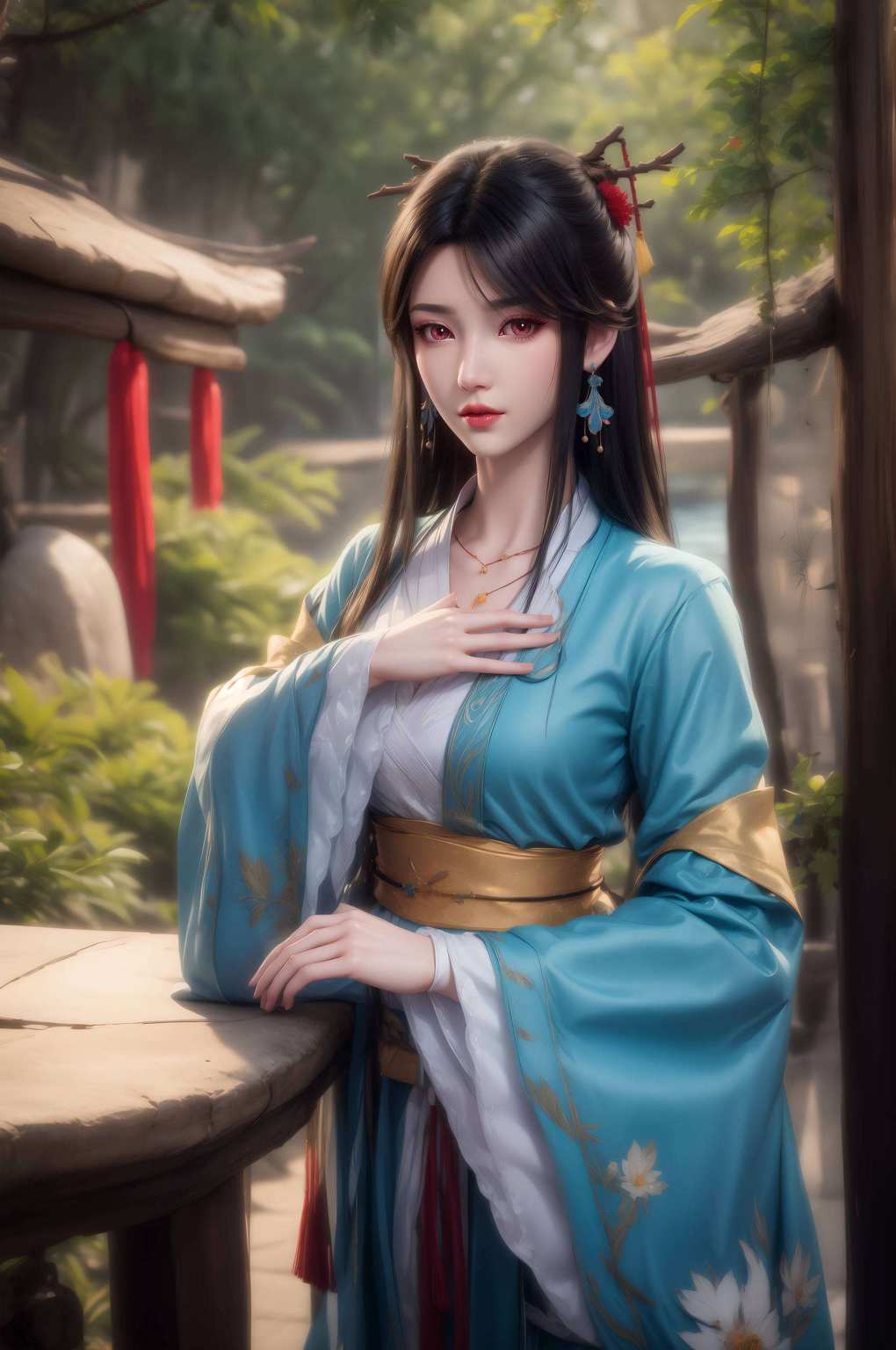 在每一幅元尊夭夭脸红高清壁纸中那些细腻的情感
