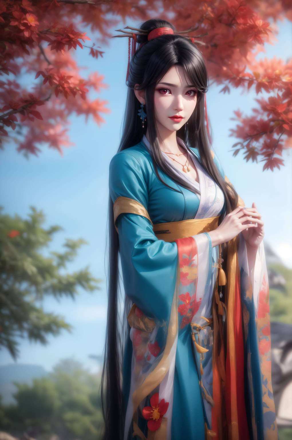 点亮你的手机桌面都是对国漫美女的深情致敬