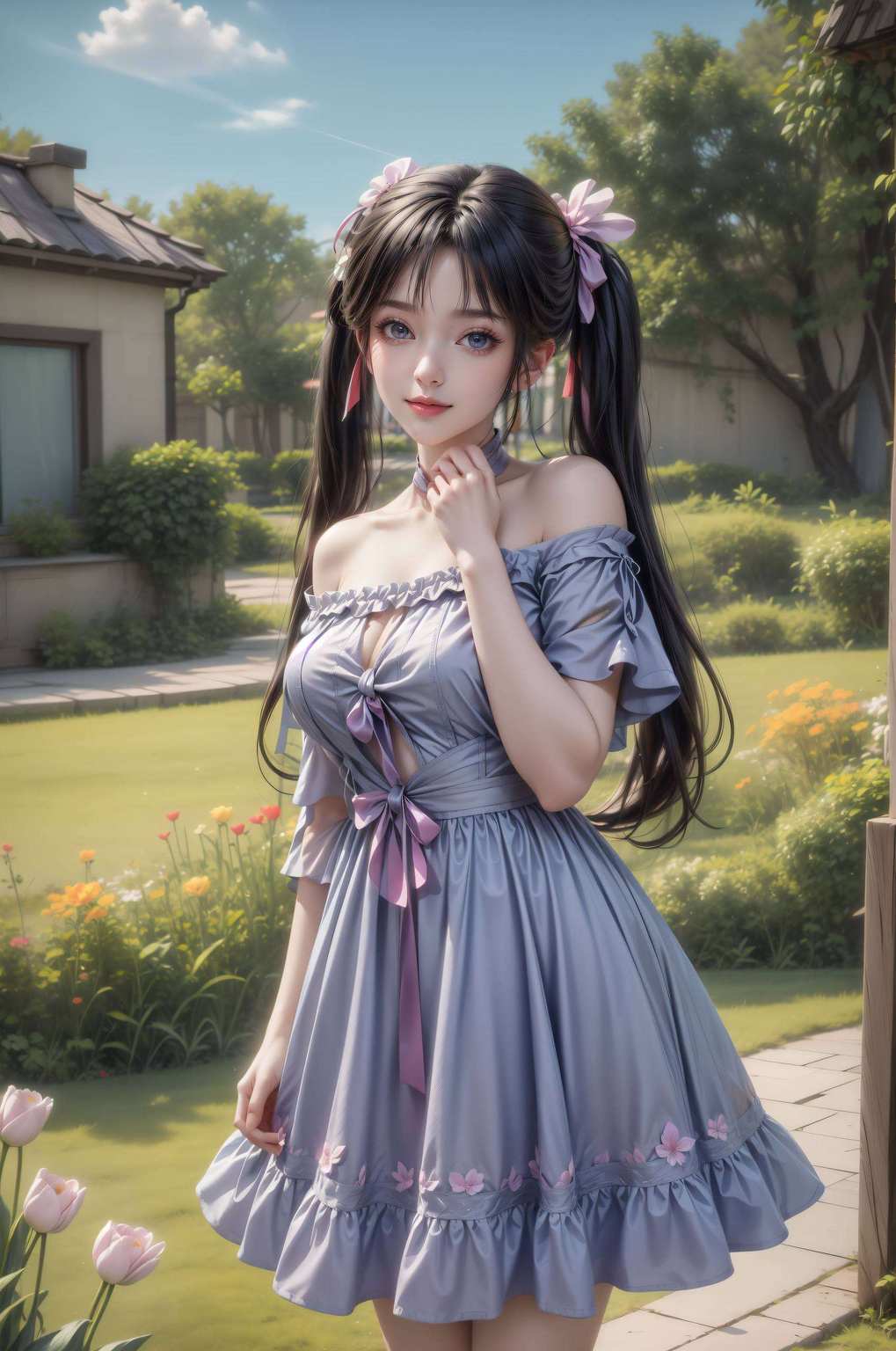 电力十足动漫美女的魅力