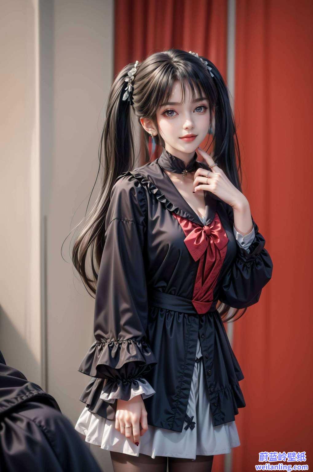 让人忍不住想问：“这位仙子她眼波流转