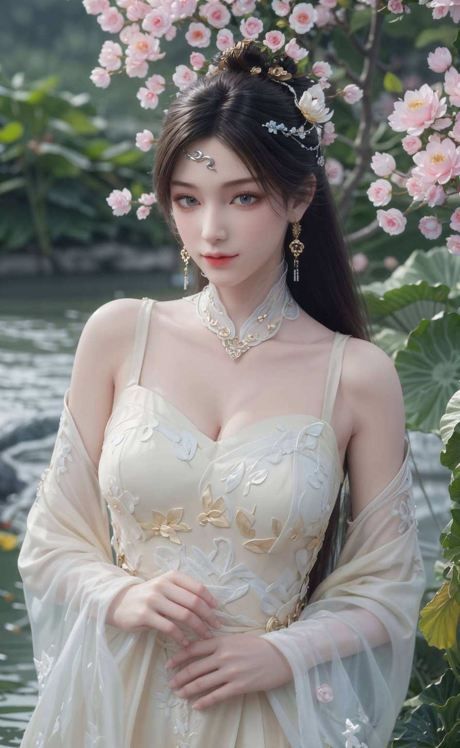 她是那朵盛开在玄幻国漫中的娇艳花朵令人感叹人生的奇幻与美好