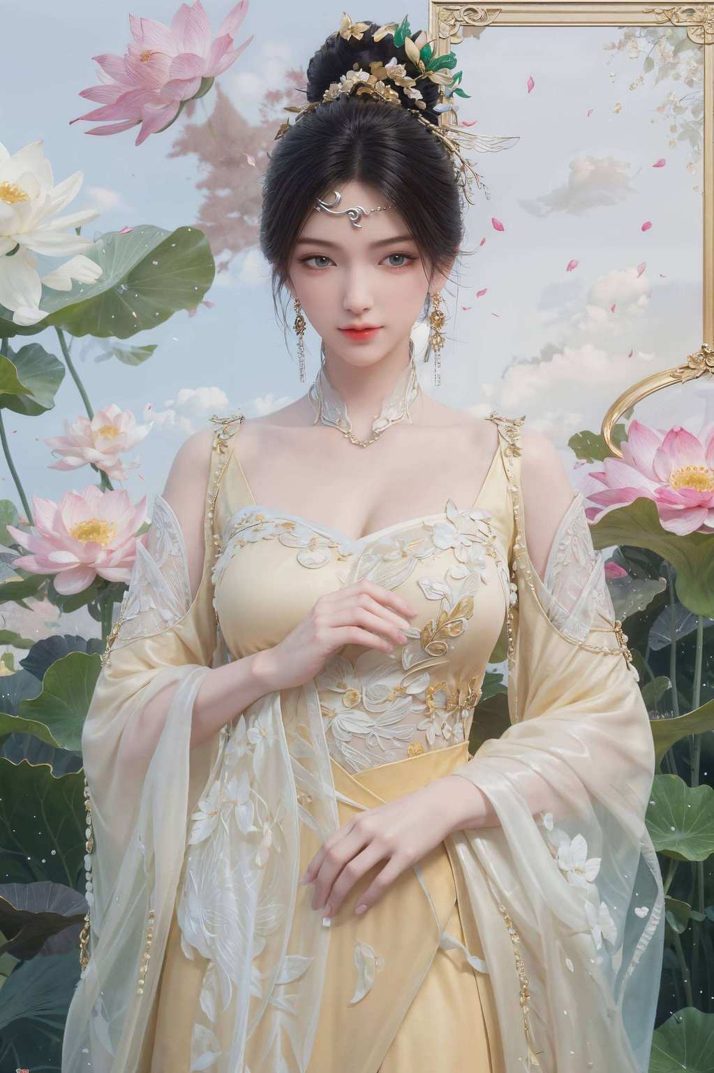 那国漫中的绝世美女她的美
