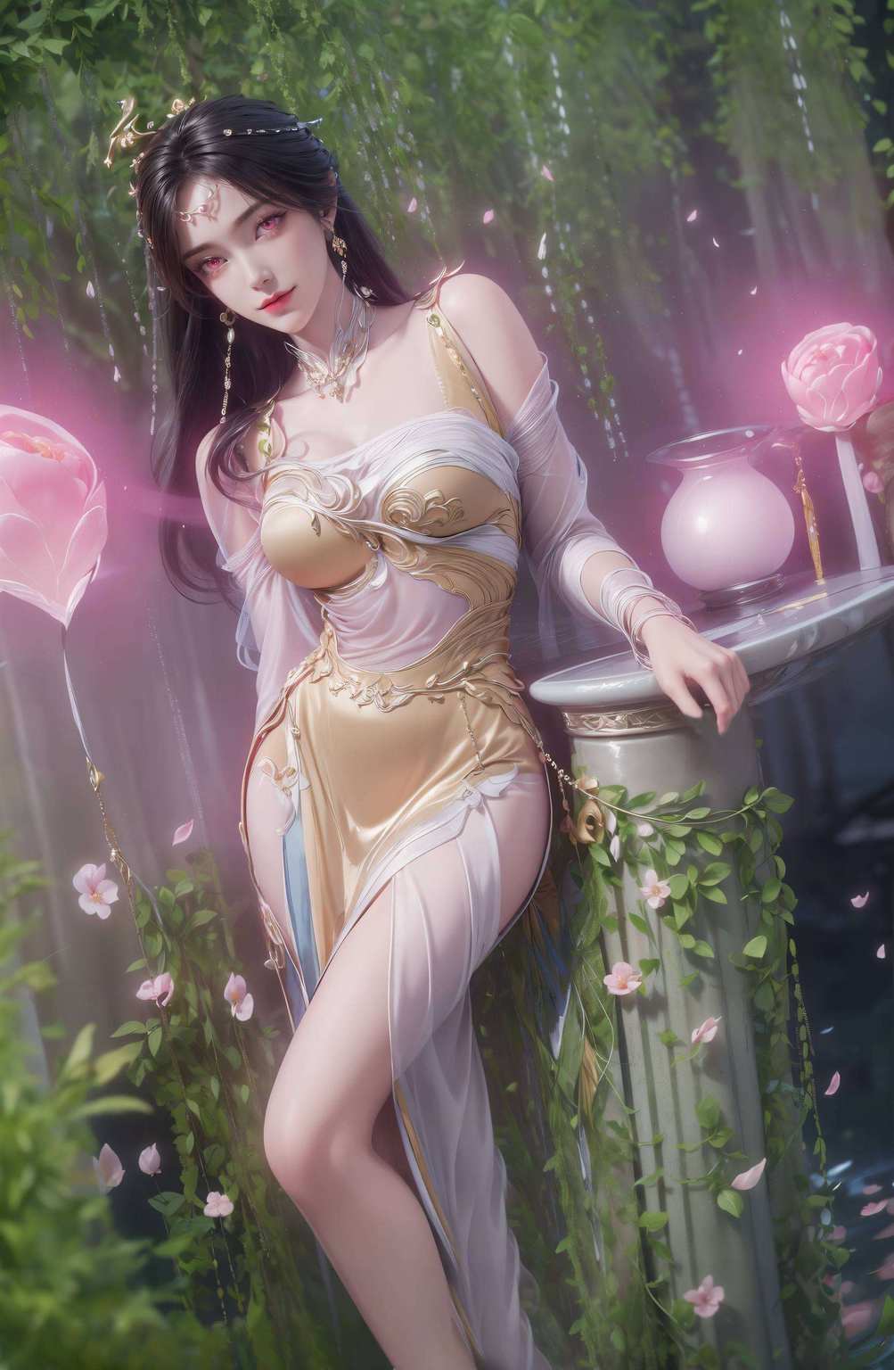 她那如梦如幻的身影成为了无数粉丝心中的唯美女神