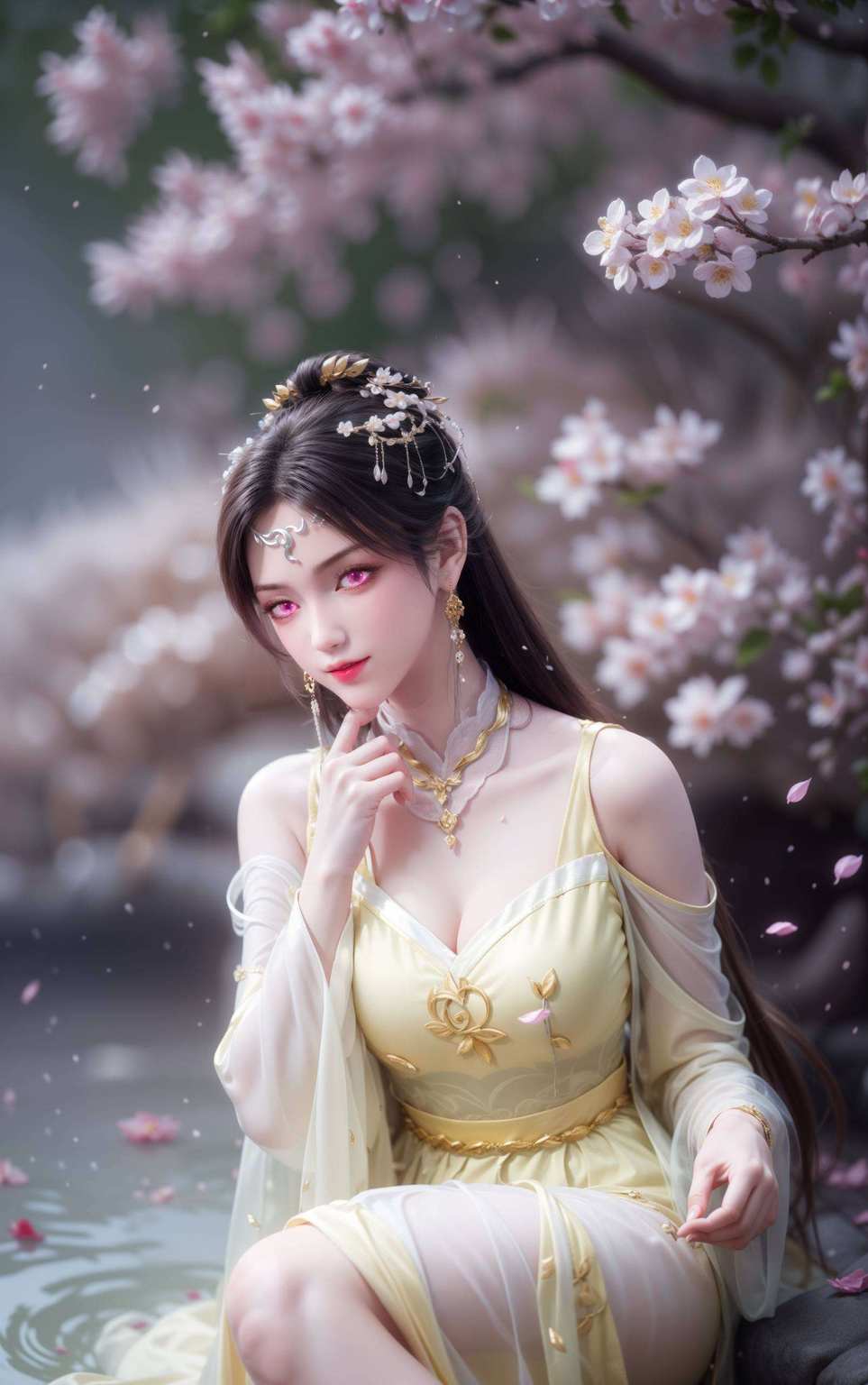 壁纸集其美倩影飘逸