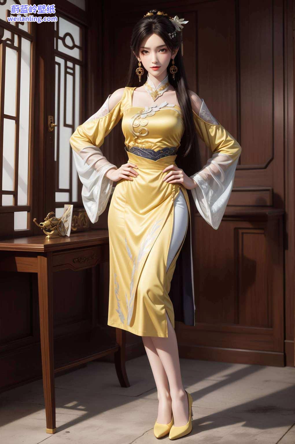 国漫女神金瓶儿翩翩起舞成为了无数动漫爱好者的梦中情人