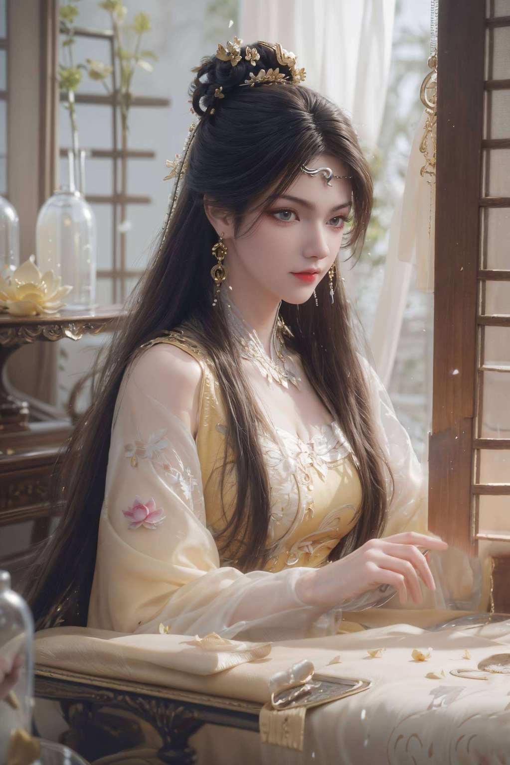 金瓶儿翩翩舞动国漫之美尽显神韵；诛仙世界里的她
