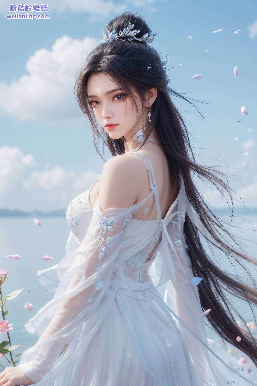 让这款壁纸成为国漫美女中的佼佼者活灵活现