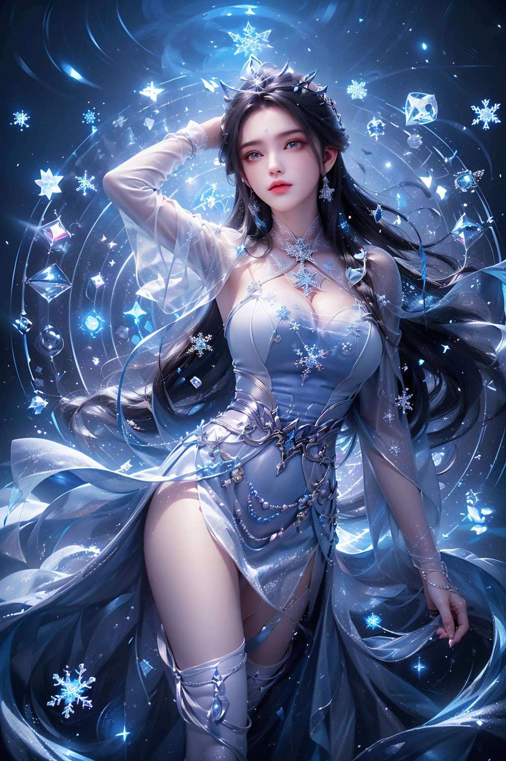 今儿给大家带来一波超唯美的手机壁纸大放送！咱们这位陆雪琪小姐姐看这动画壁纸高清得能照出你的倒影！嘻嘻