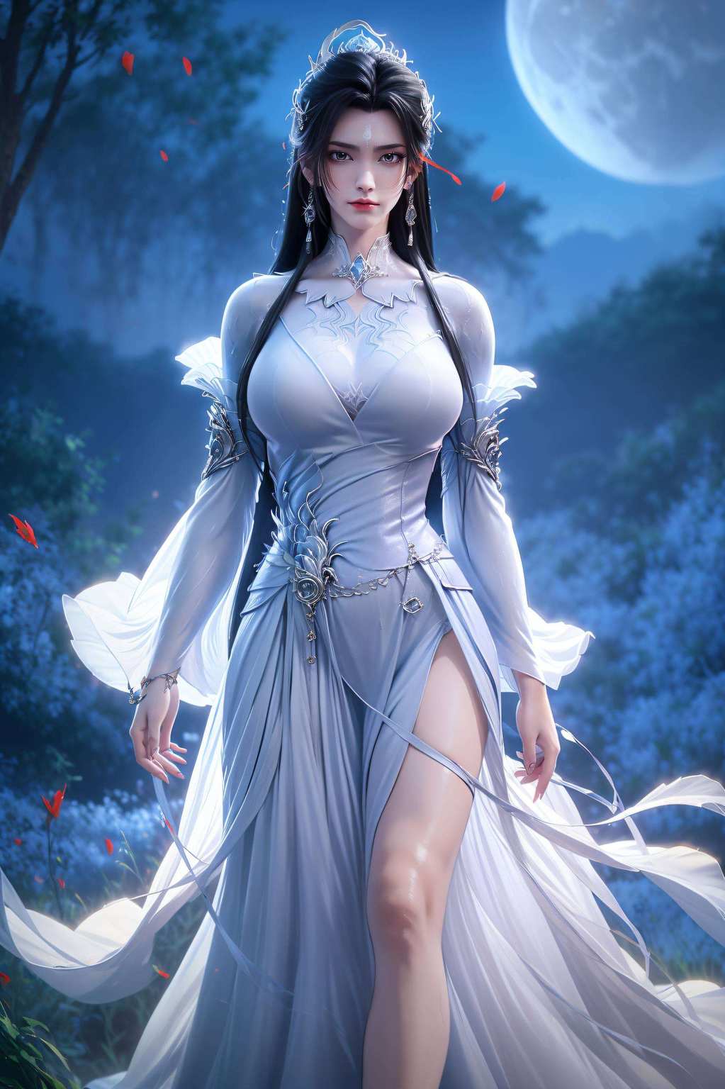 如同仙子降临凡间漫步在国漫的绚丽画卷中