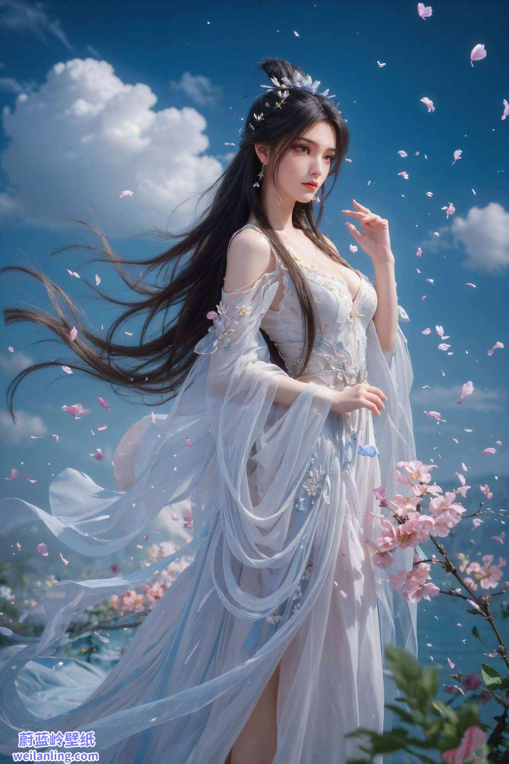 陆雪琪沉醉在国漫女神的温柔怀抱中
