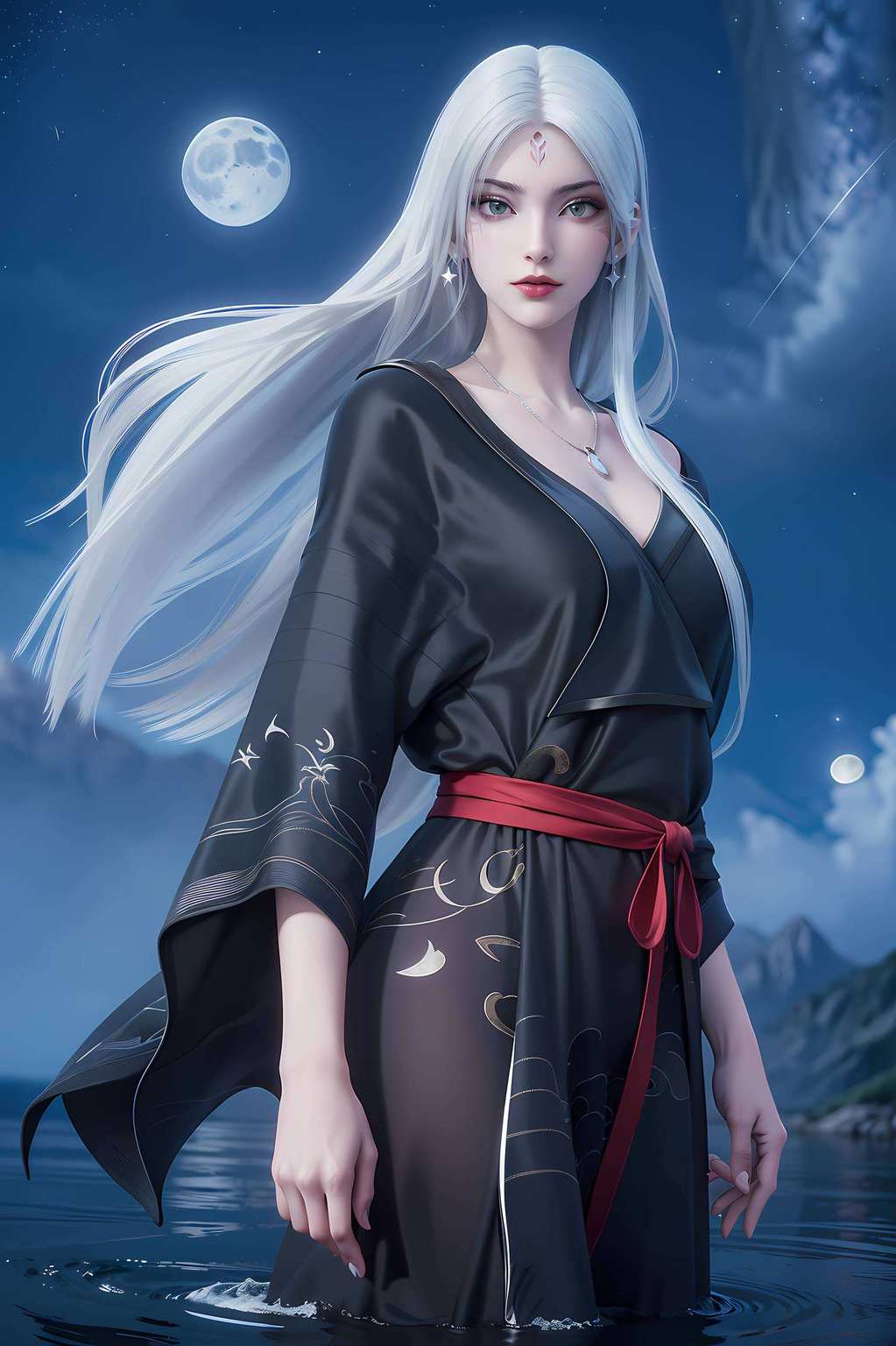 诛仙世界里的灵动精灵国漫女神的风采尽显