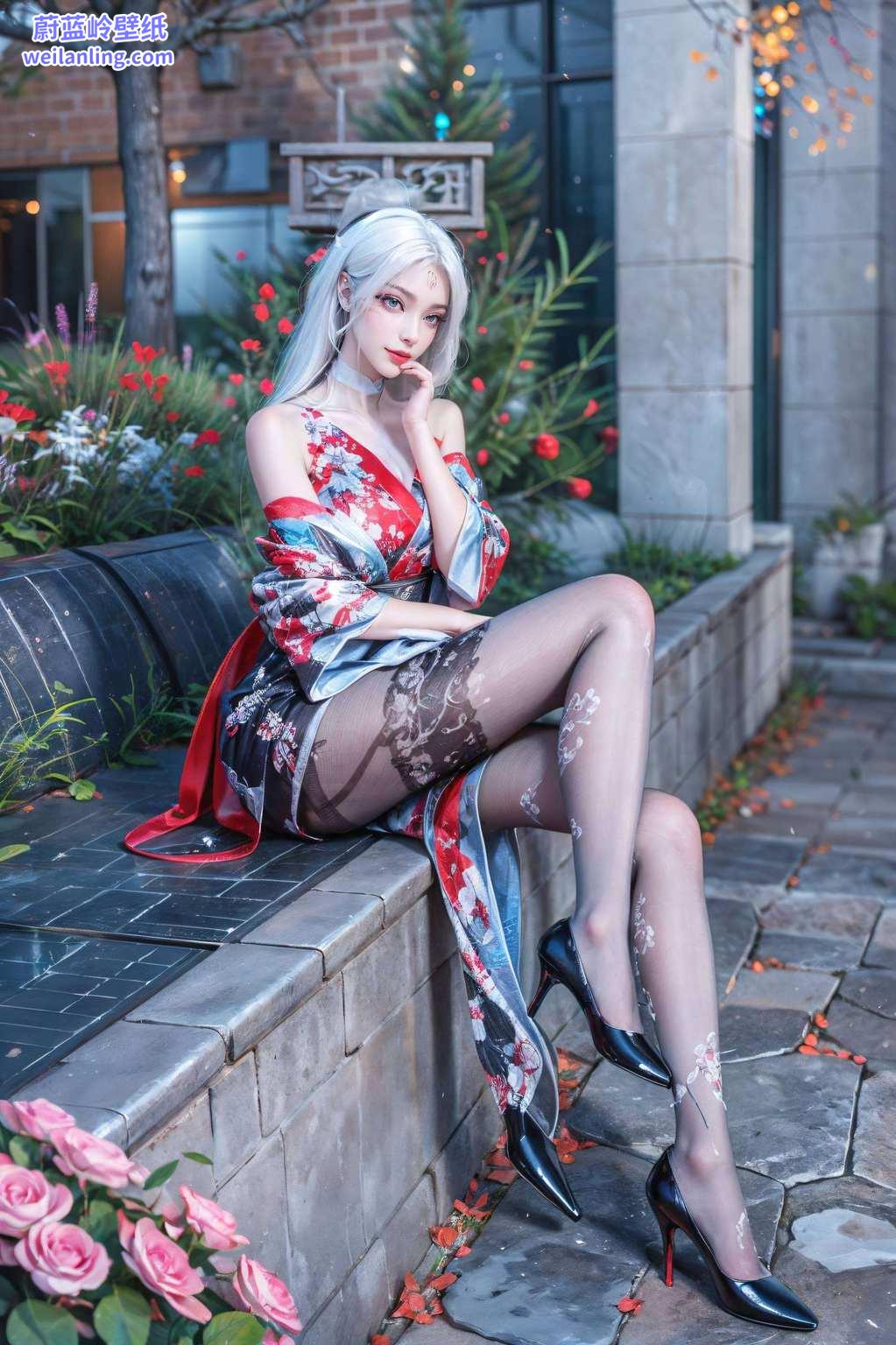动漫女神翩翩起舞