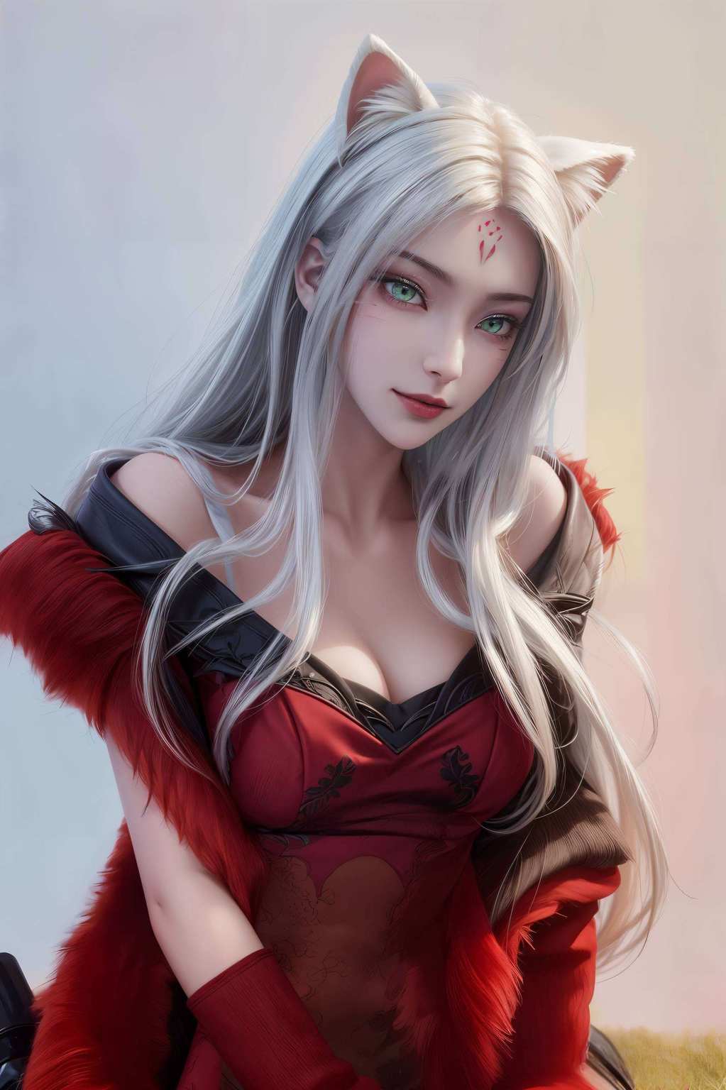 动漫美女的灵动身姿小白化身仙侠世界的美少女