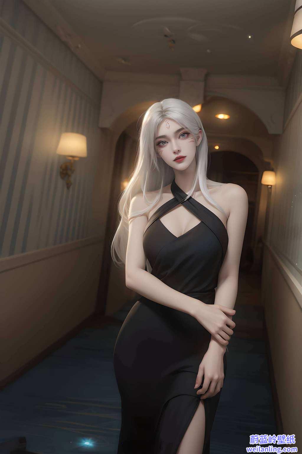 动漫美女中的佼佼者眼神中藏着无尽的故事