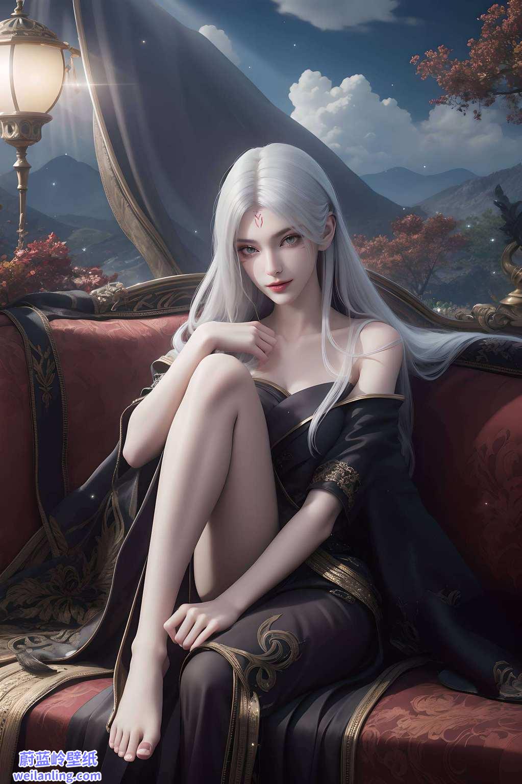 灵动飘逸都是对动漫美女的一次深情凝视